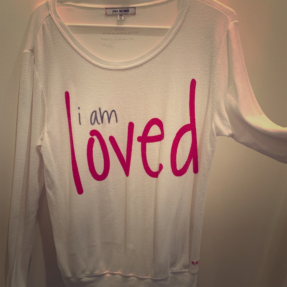 Peace love World long sleeve shirt